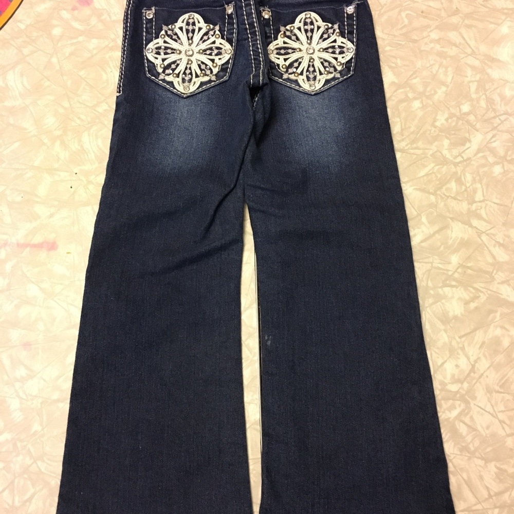 Girls Wired Heart Jeans